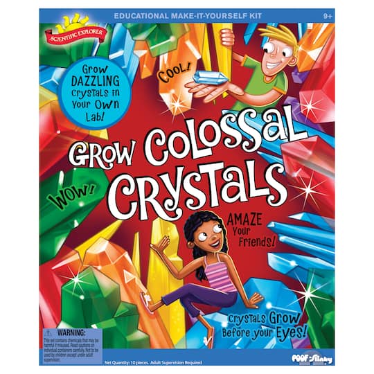 Grow Colossal Crystals By Scientific Explorer | 10" x 2.75" x 12" | Michaels®